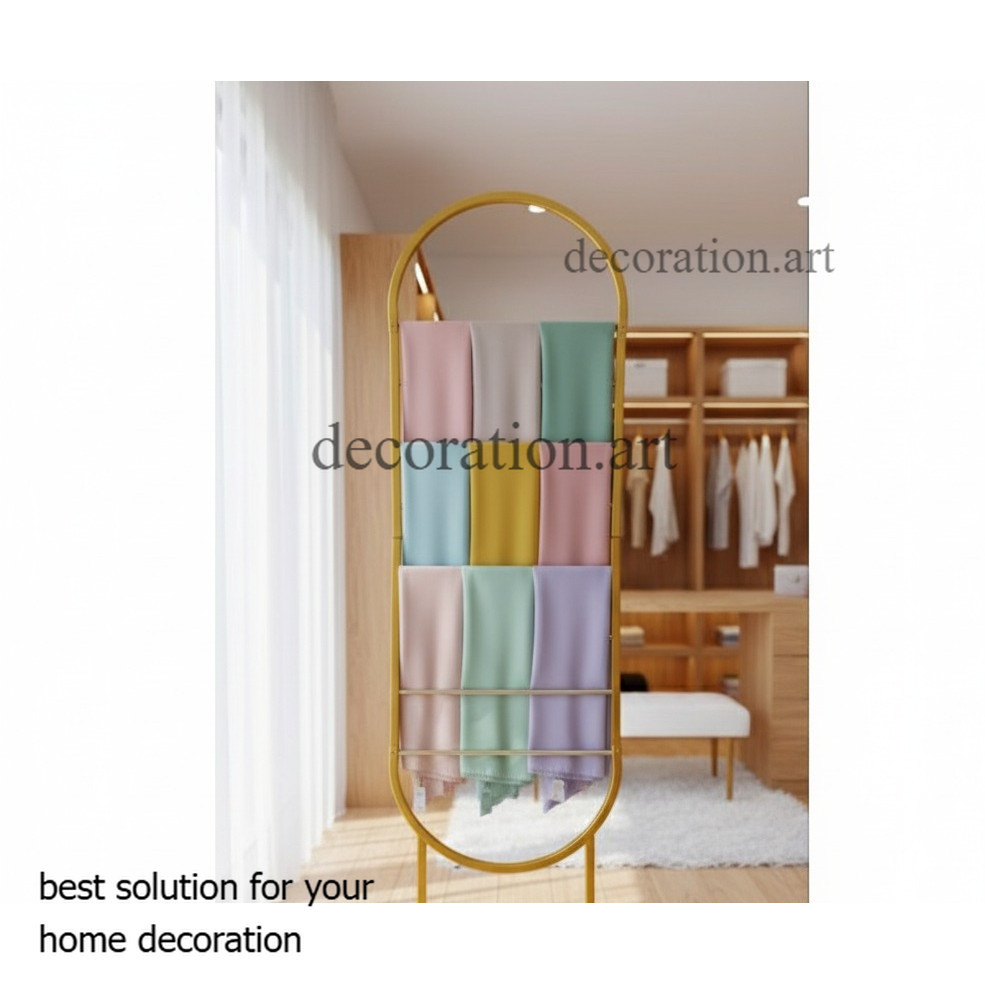 RAK HIJAB PREMIUM RAK HIJAB SINGLE - RAK HIJAB BESI KOKOH & MINIMALIS/ RAK UNTUK KAIN / HIJAB / KERT