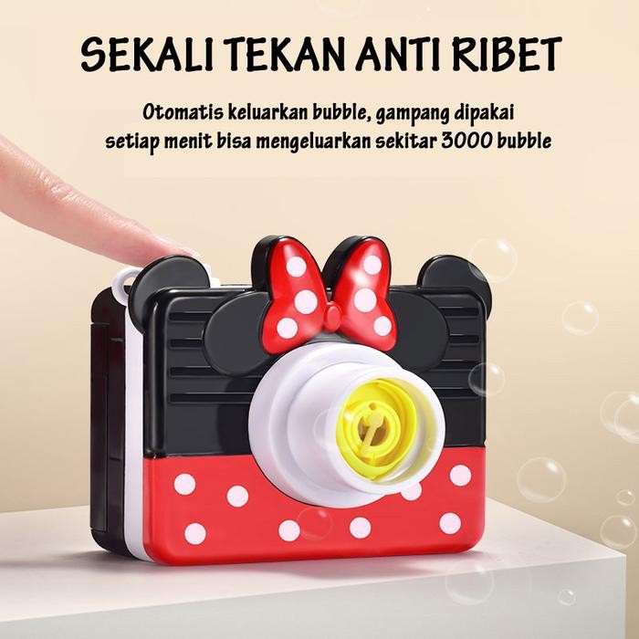 bubble camera minnie - Merah by Summserstore id