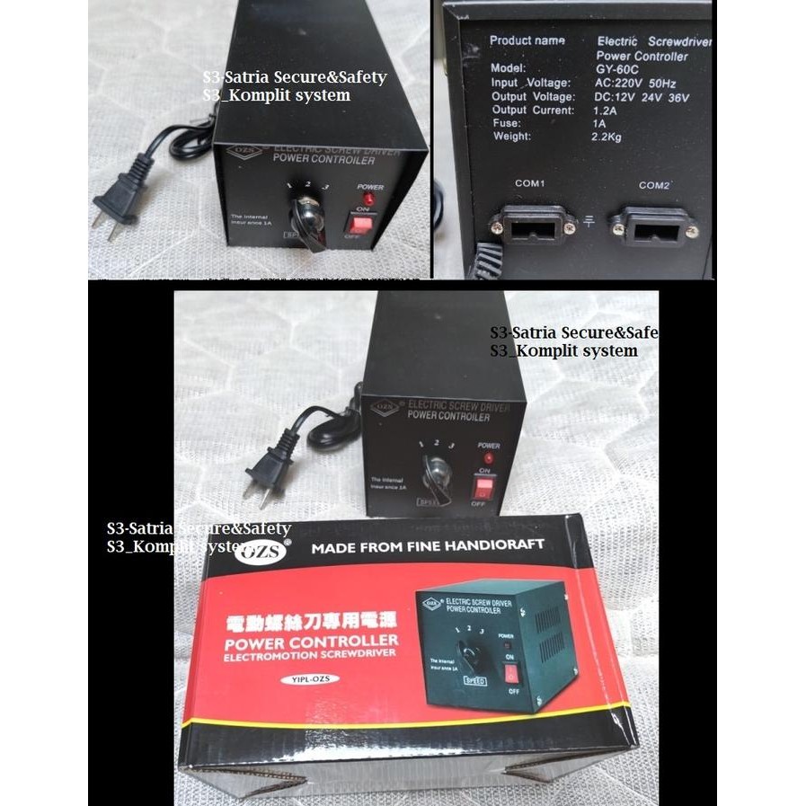 controller Adaptor Obeng Listrik speed DC 12V 24V 36V JB 801 JB801