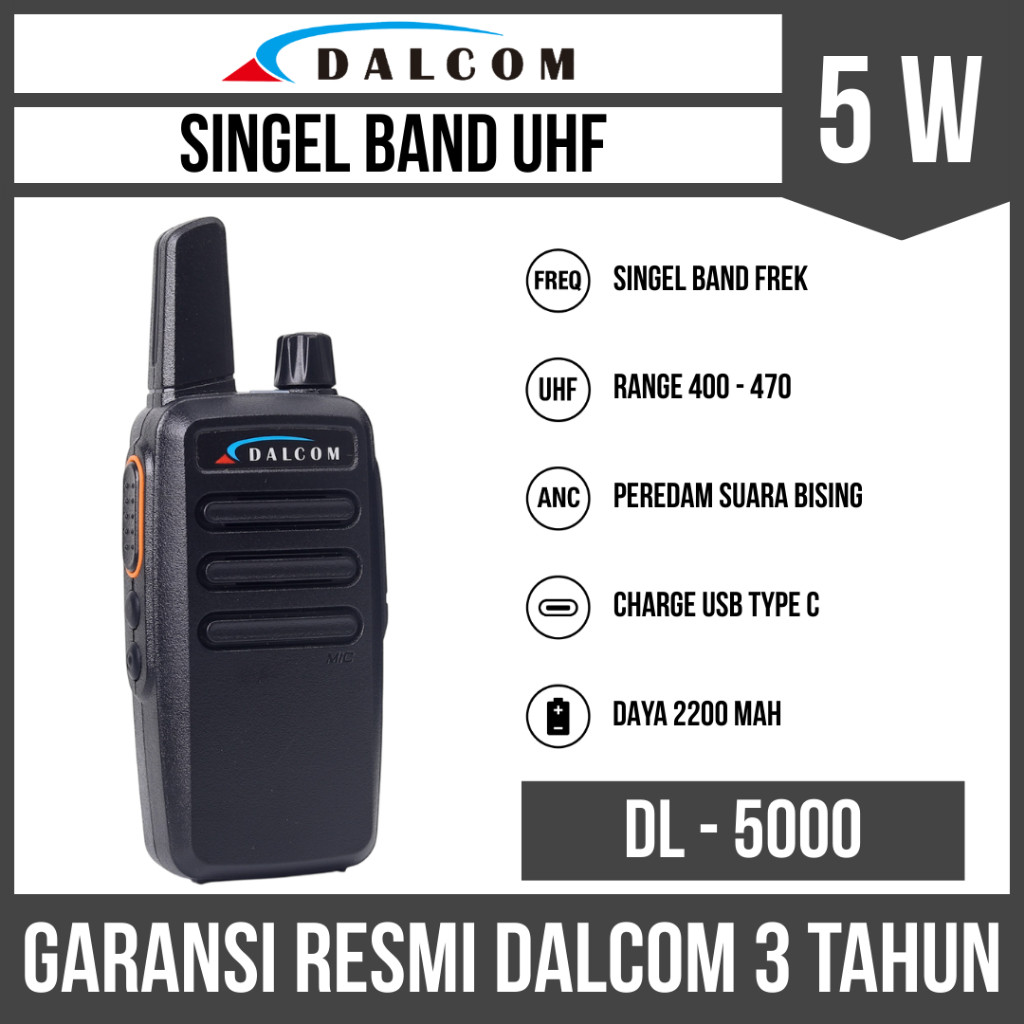 HT DALCOM DL-5000 UHF 16 CHANEL ORIGINALMurah