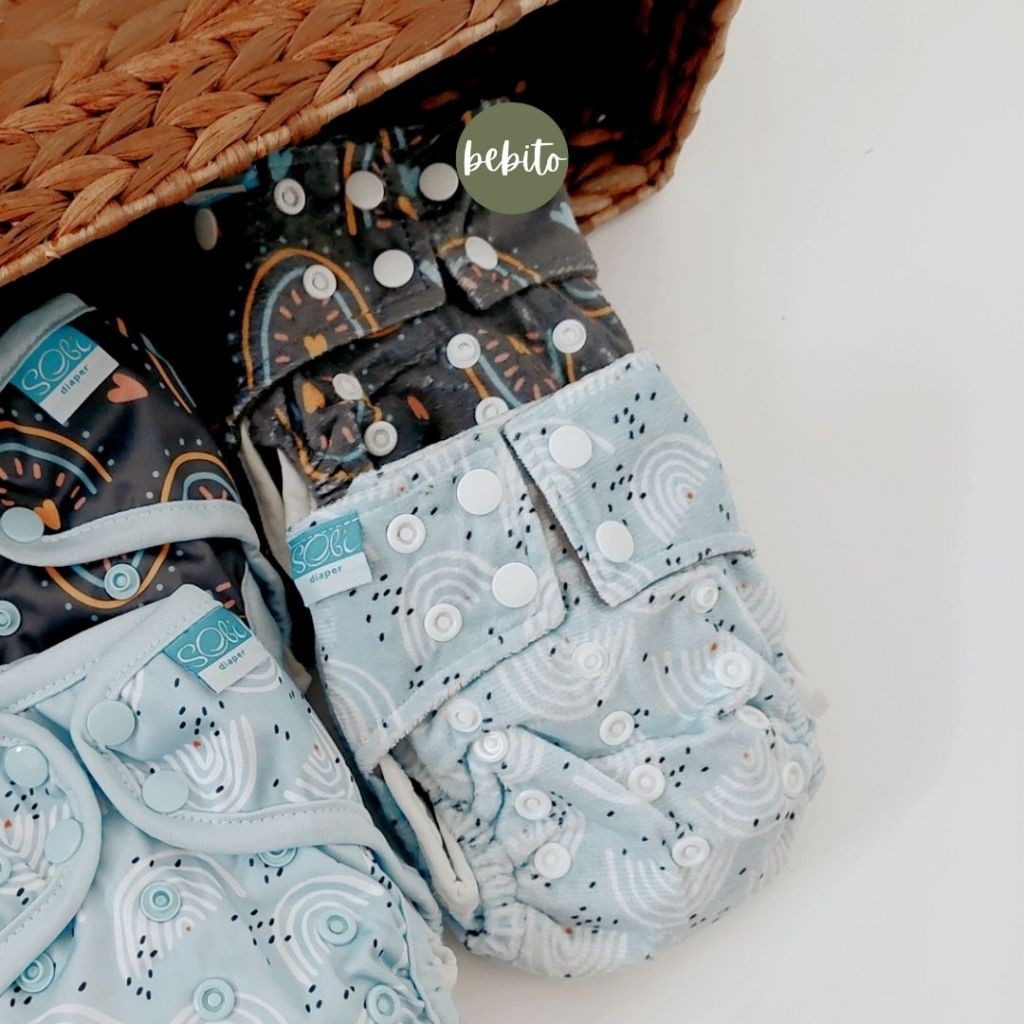 SOBI Newborn Microfiber Clodi Popok Bayi I BEBITO