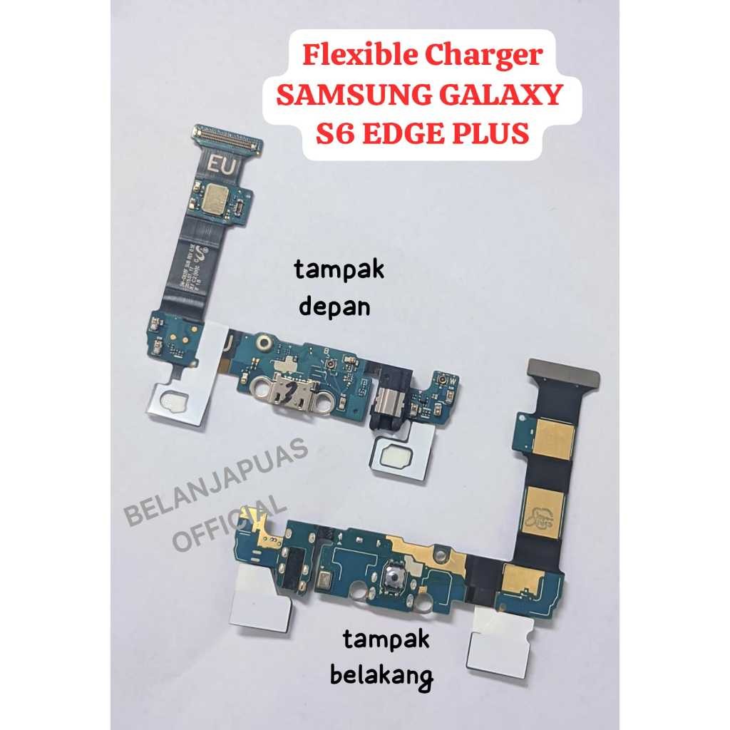 Flexible Fleksibel Konektor PCB Papan Charger Cas SAMSUNG S6 EDGE PLUS - G928F