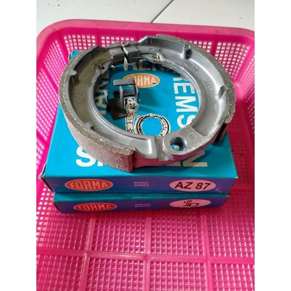 kampas rem belakang forma az 87 as 1  untuk vespa vbb 61 62 vnb