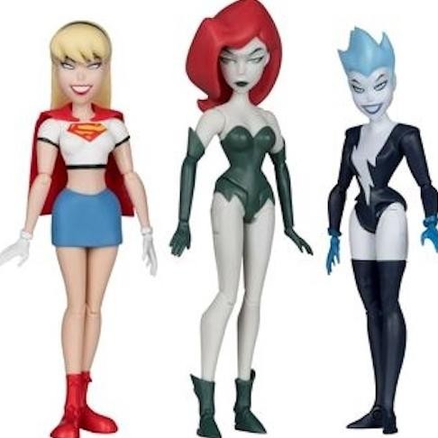 BERKUALITAS PROMO  MCFARLANE TOYS THE NEW BATMAN ADVENTURES POISON IVY LIVE WIRE SUPERGIRL NIGHT