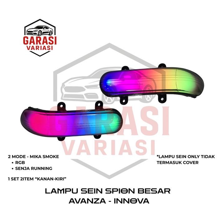 [RGB]Lampu Cover Spion Besar Innova 2004 2015 Lampu Cover Spion Besar Avanza Xenia VVTI 2007 2011