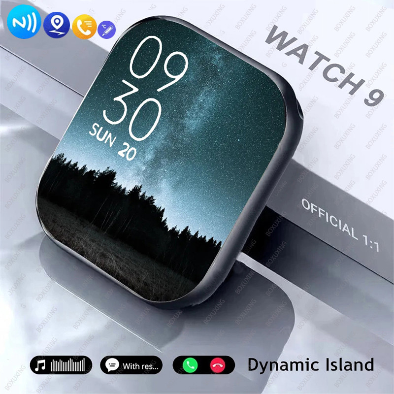2025 AMOLED 2.05" HD Screen Smart Watch Women Series 8 Custom al 500+ Wireless Charging Men Smartwat
