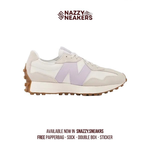 Sepatu New Balance 327 Moonbeam Grey Violet WS327OS Sneakers Original unisex