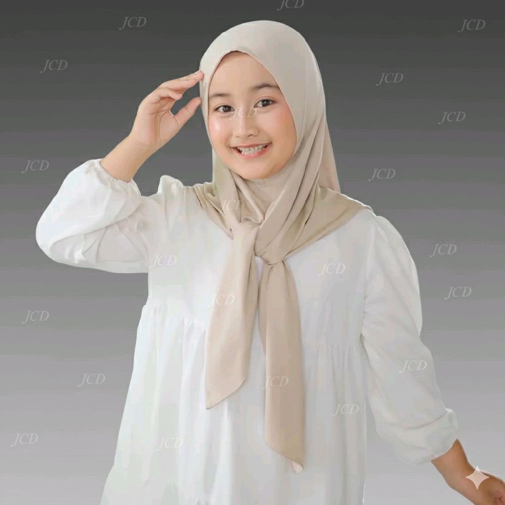 imn . HIJAB ANAK SEGITIGA REMAJA 5-12th / hijab anak SD  Remaja tanggung / PASMINA INSTAN jersey bal