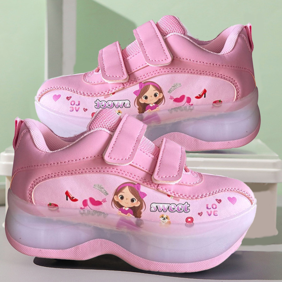 W Store - Sepatu terbang anak roda sepatu anak perempuan/sepatu roda/sepatu roda anak perempuan