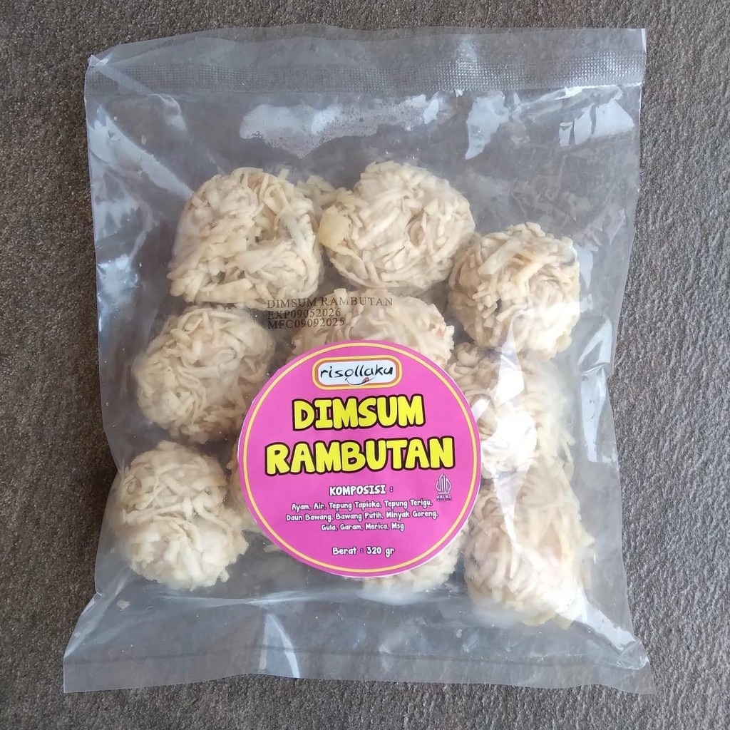 RISOLLAKU DIMSUM AYAM GORENG RAMBUTAN / BAKSO GORENG DIMSUM