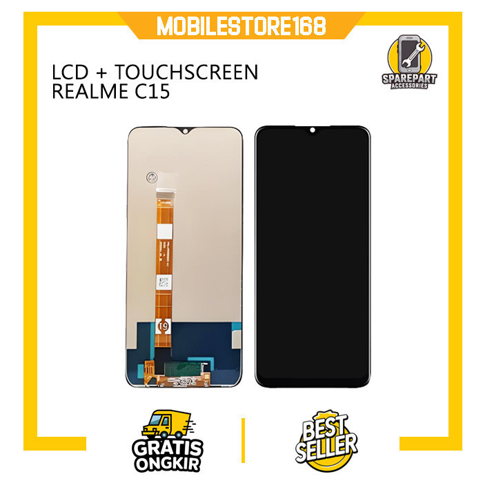 LCD+TOUCHSCREEN REALME C15 RMX 2195 ORIGINAL