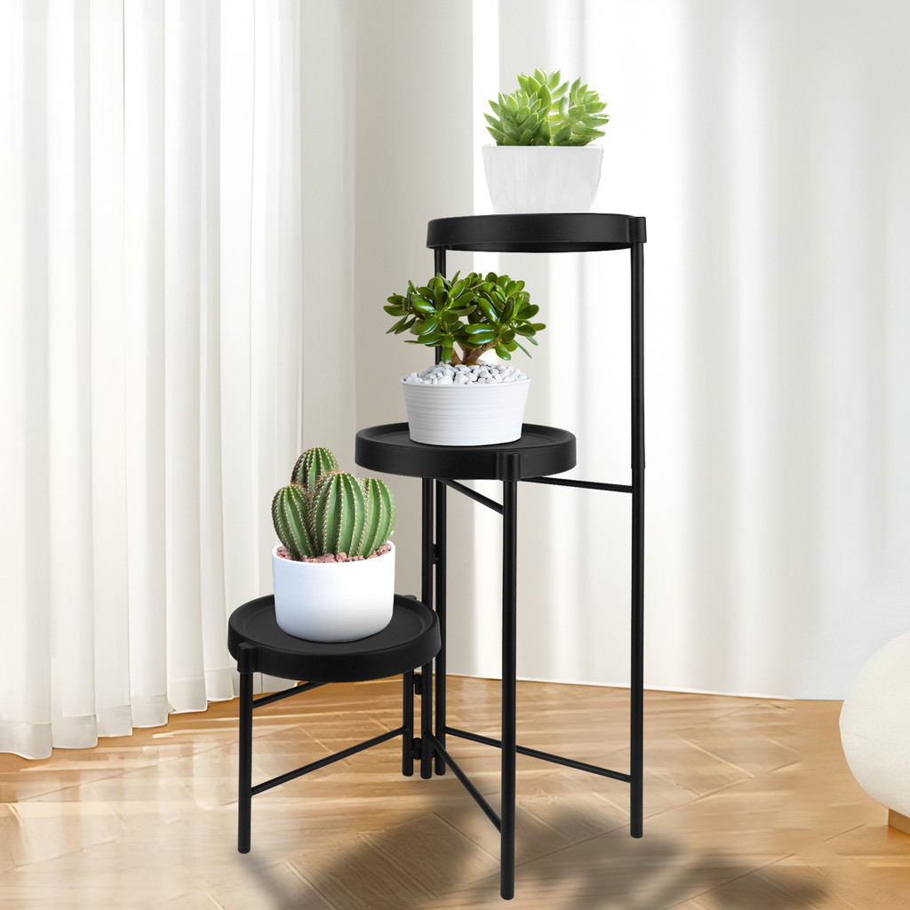 Plant Stands Indoor, 3 Tier Plant Stand Tall Corner Plant Stand Holder & Plant splay Rack for Outdoo