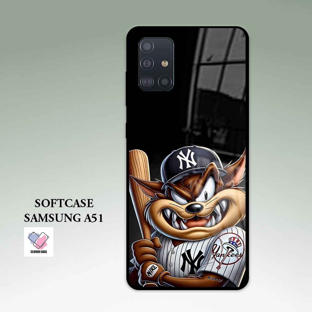 [AR93]  Case Glossy Case | SAMSUNG A51 | CASE KEKINIAN LUCU |  Casing Hp Kilau Motif TAZMANIA