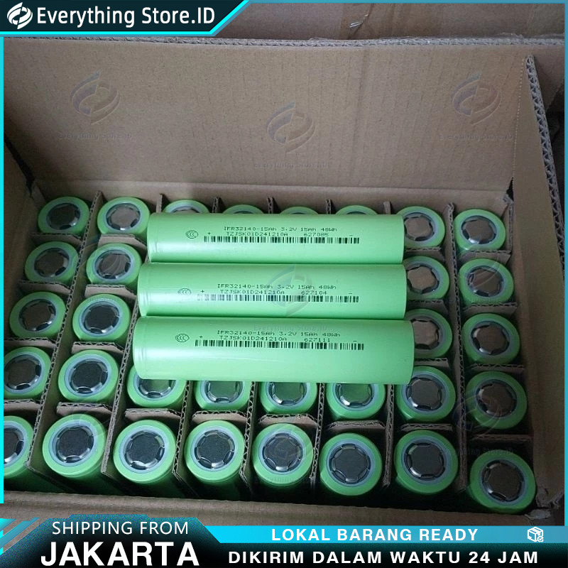 Baterai PJU Lifepo4 32650 3.2V 6ah 6000mah lithium iron phosphate Baterai Lifepo4 32650 3.2V 6ah 600