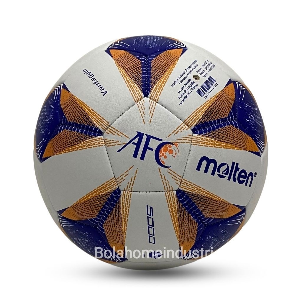 DEVANUJA Bola Sepak MOLTEN AFC Size 4 Dan Size 5 . Bola Molten Jahit . Bola Sepak Size 5 . Bola Kaki