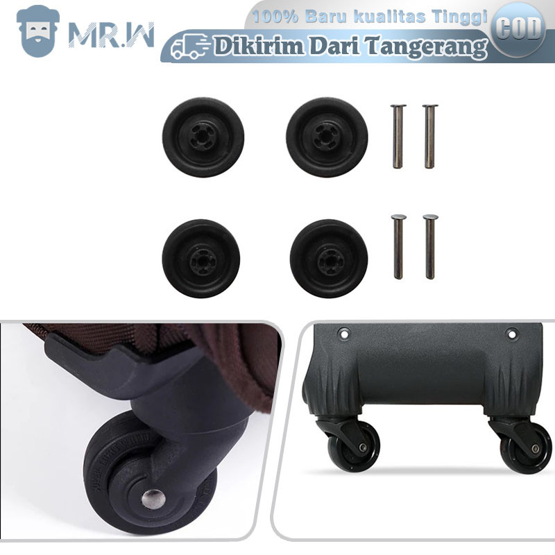 Roda Koper President 4pcs/Set 4.9cm Koper Roda Kecil Karet Luggage Wheel