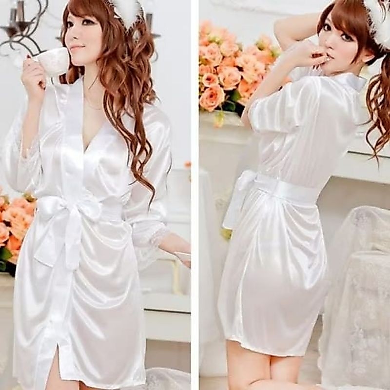 Baju tidur seksi wanita pendek piyama kimono - dinasbaru