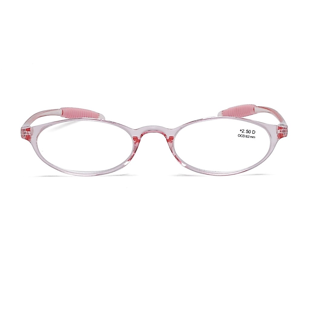 Optik Tunggal Kacamata Baca PF - R008 (Pink Transparant)