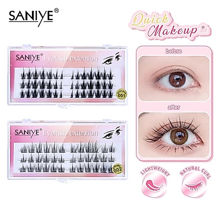 SANIYE Bulu Mata Tanam Curly False Eyelash Extension