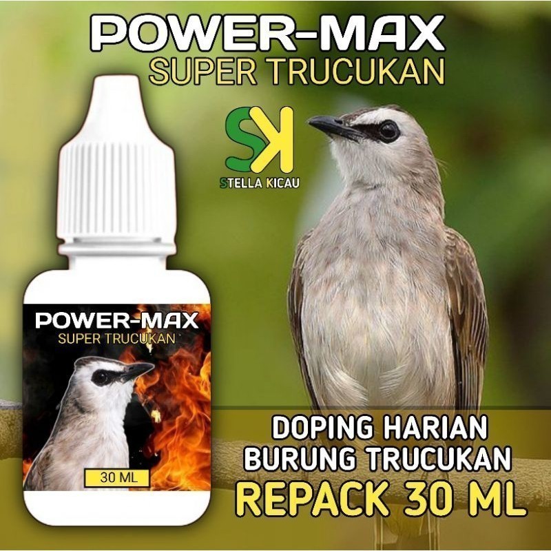 Penggacor burung trucukan repack 30 ML suplemen anti mandek termurah - VIRAL - Official Store - TOP 