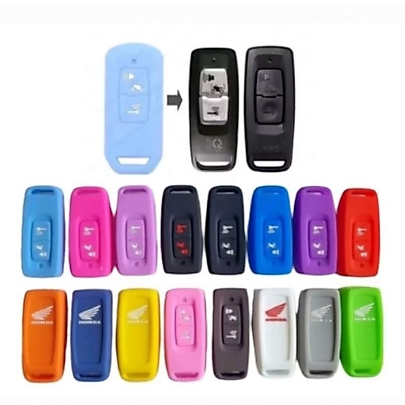 COVER REMOT KUNCI SILICON PCX ADV SCOOPY VARIO BEAT / SARUNG REMOT KEYLESS MOTOR
