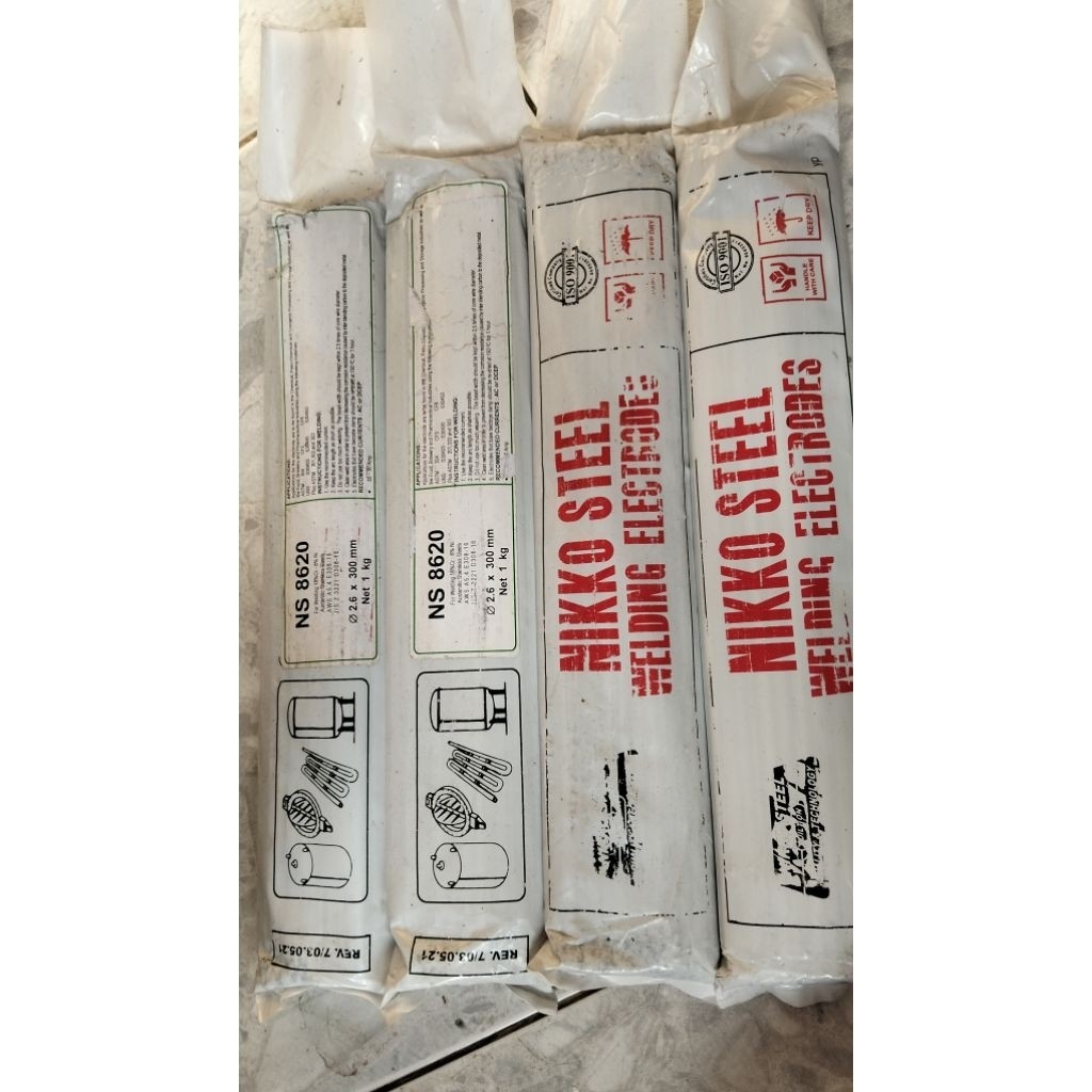 YONA.ID KAWAT LAS STAINLESS STEEL NIKKO STEEL NS-8620 AWS E308-16 Size. 2.6MM