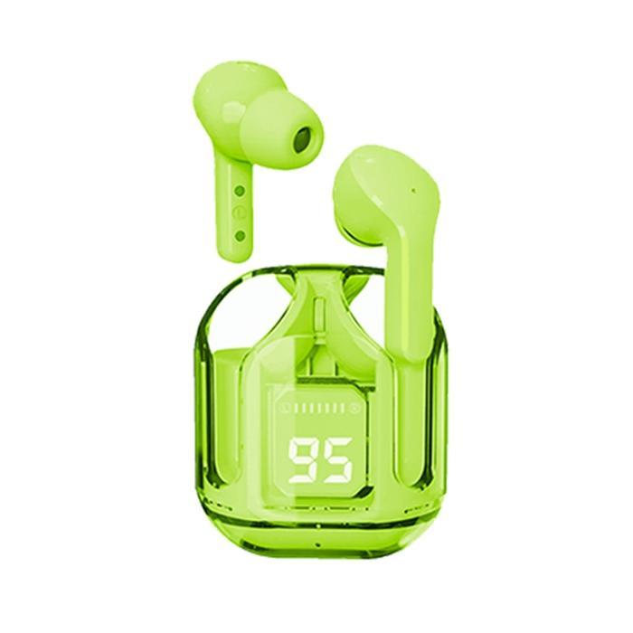 CODAir31 Wireless LED Headset Menampilkan Suara HiFi Yang Transparan Stereo Bass Speaker Bluetooth T