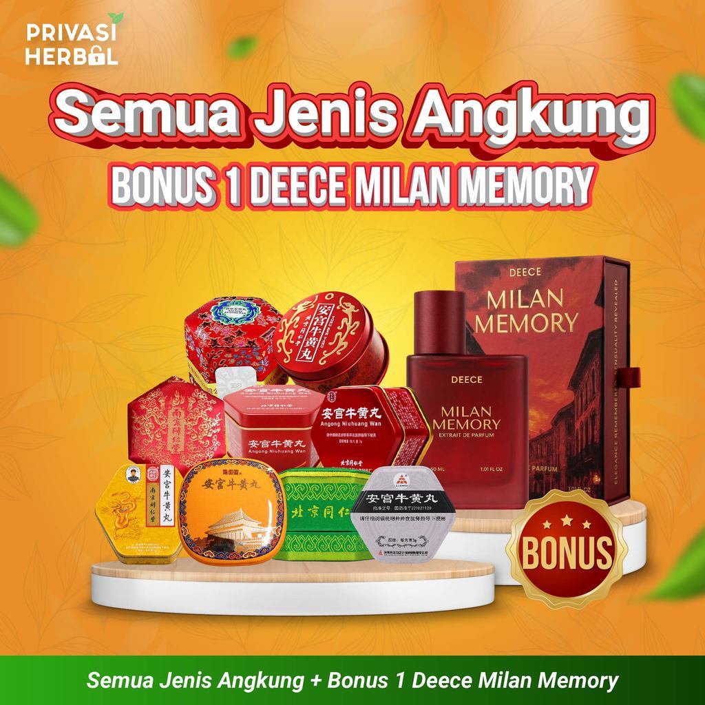 Obat China Angong Niuhuang Wan Original ANGKUNG OBAT STROKE SYARAF ORIGINAL