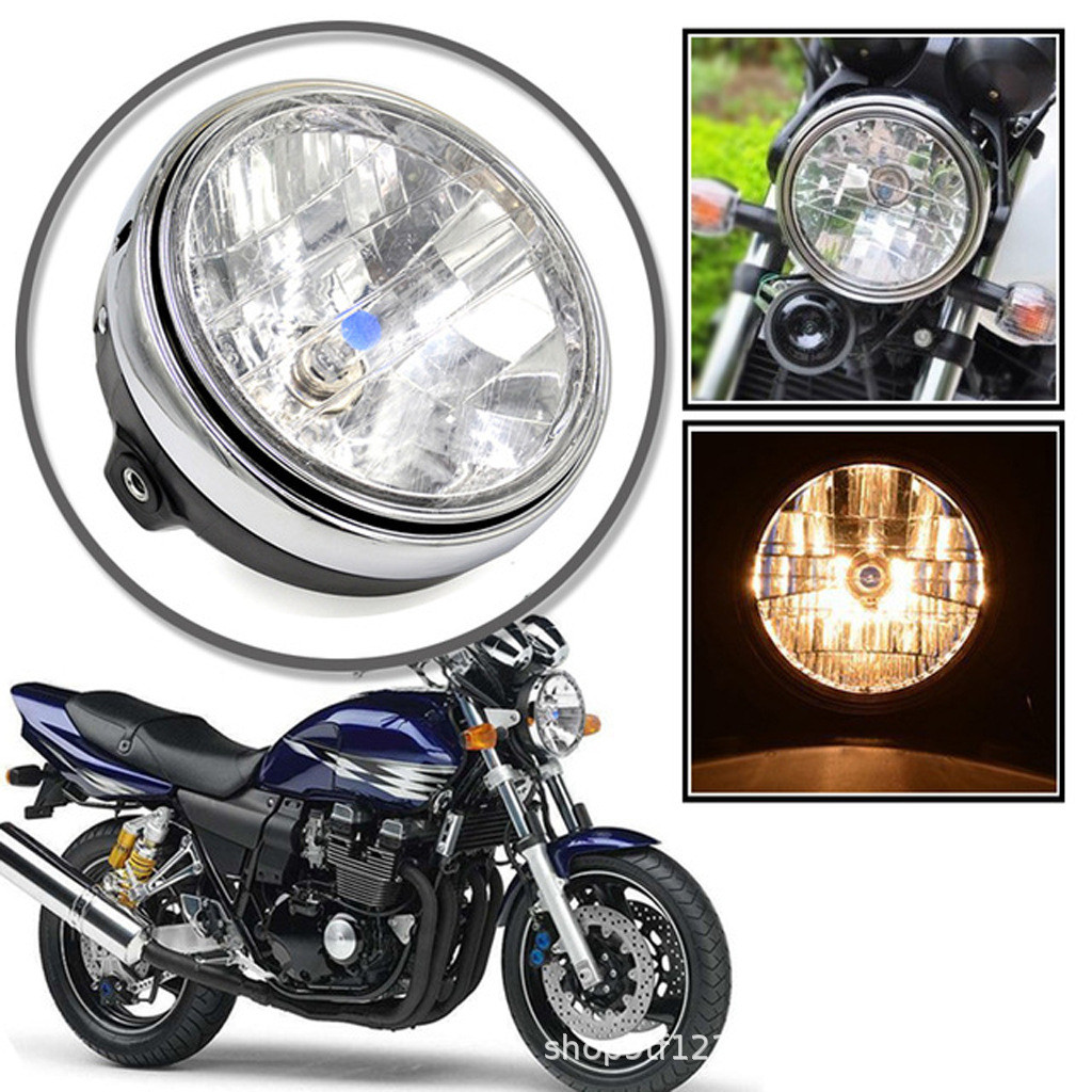 Lampu Depan Motor - Kompatibel Honda CB400/CB900 Huangfeng 600 35W Lensa Kristal