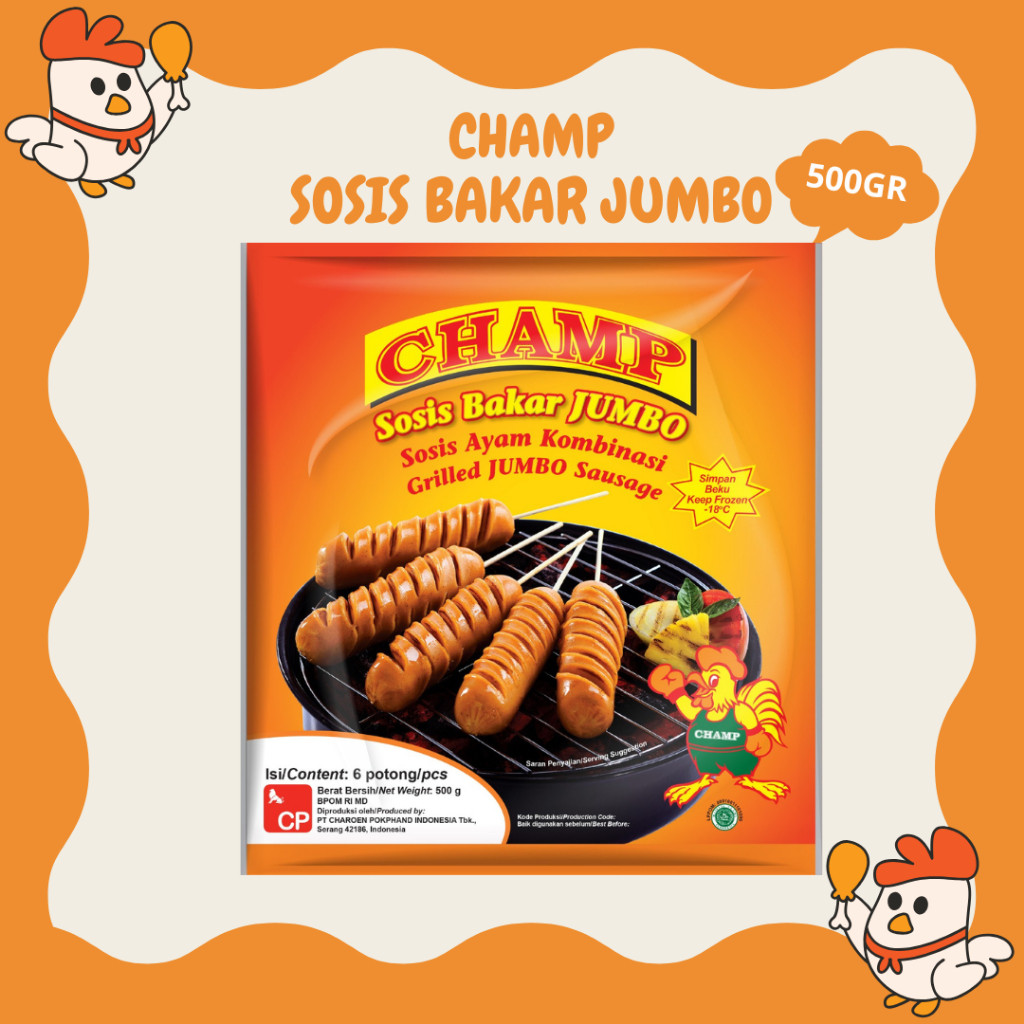 CHAMP SOSIS BAKAR JUMBO 500GR