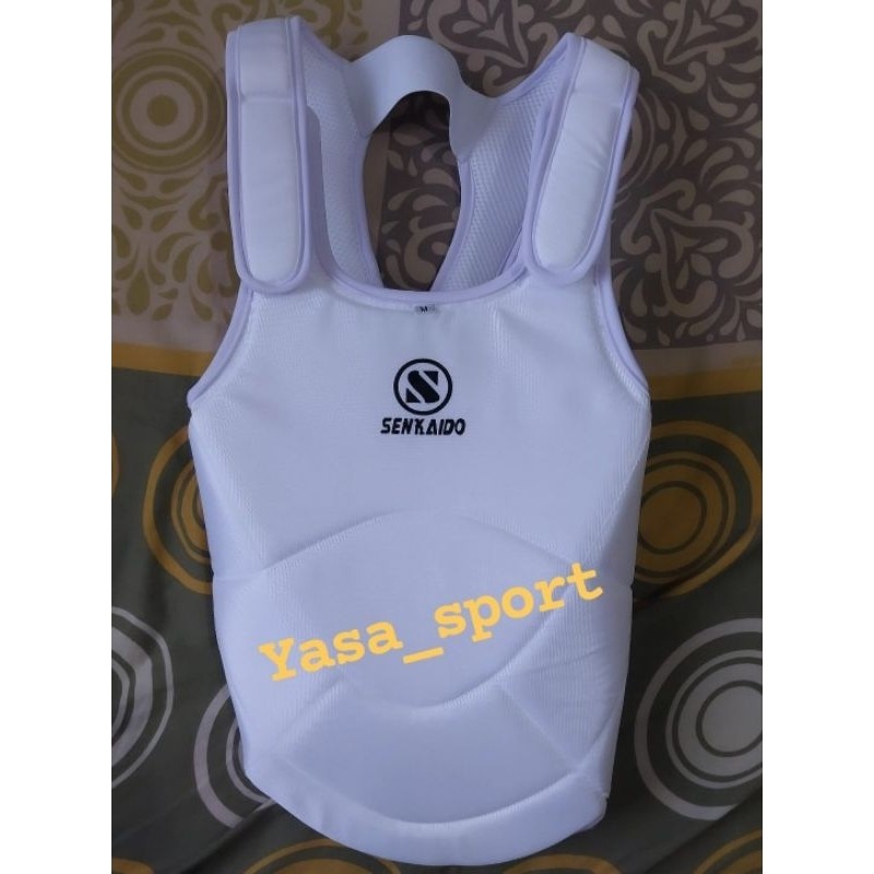 Body protector karate senkaido // Body protector karate model tali // pelindung badan karate model t