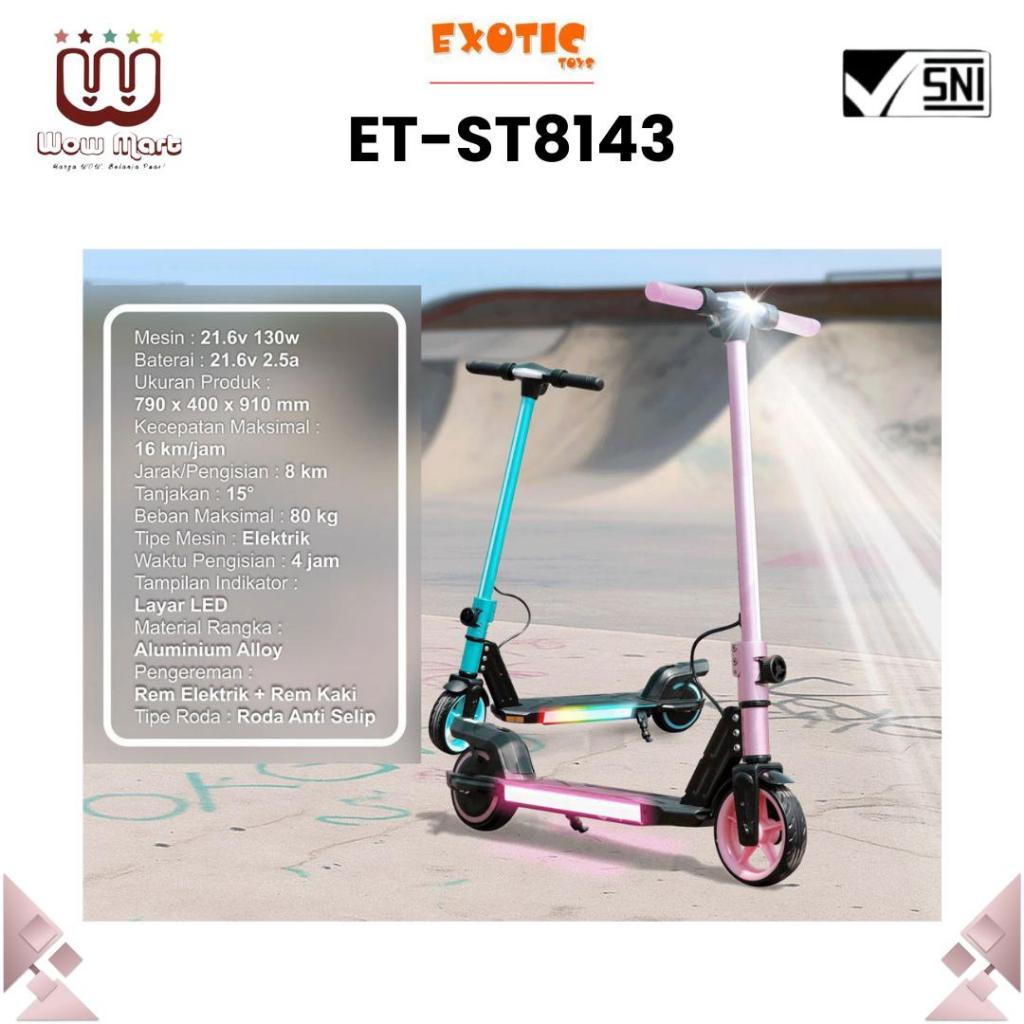 SG ST 8143 ST 8145 ST 8150 ST 8256 Exotic Adult Electric Scooter // Mainan Sekuter Listrik Dewasa Sk
