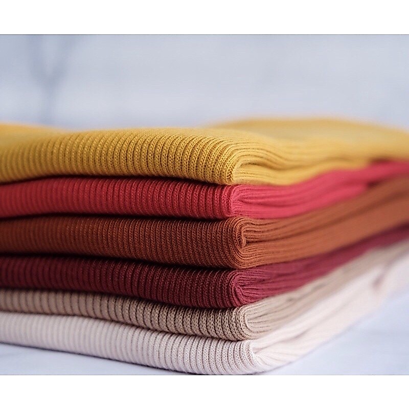 BAHAN RIB/KNIT CVC HARGA PER 0.5 M