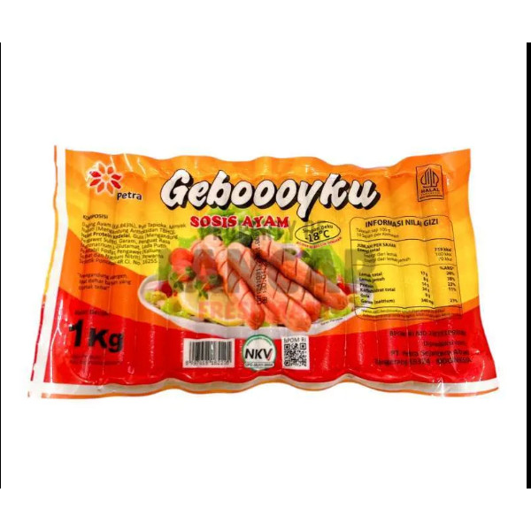 Geboyku Sosis Ayam 1kg / Geboooyku Sosis Ayam / Sosis Geboy