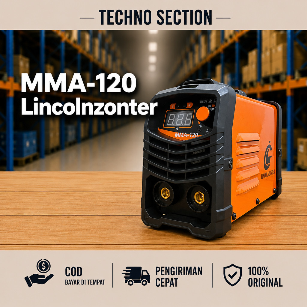 MESIN LAS MMA-120 ALAT LAS BESI MINI 450W TRAVO LAS