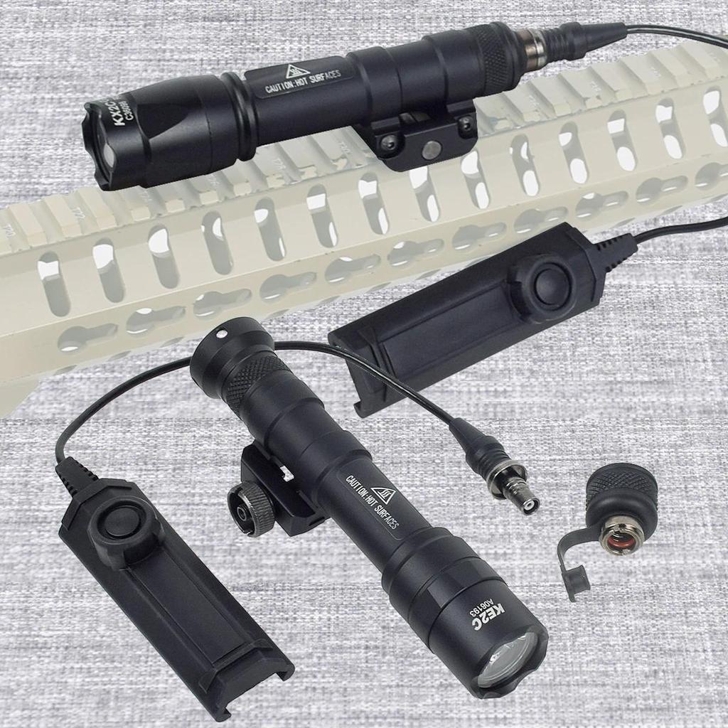 SureFire LOGO M600 M600B M600C Scout Flashlight LED Tatical  Light With Dual Function Pressure Switc