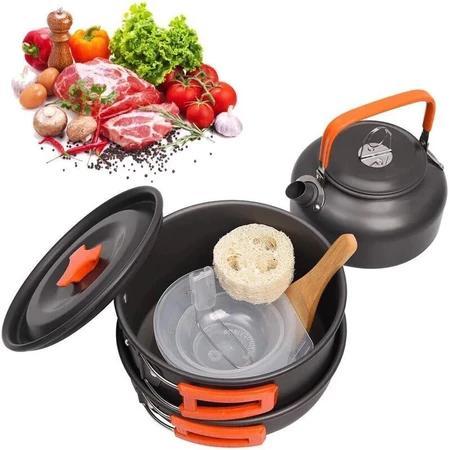 Alat Masak Camping 1 Set /Alat Masak Outdoor /Wajan Camping Alat Masak Anak Kost