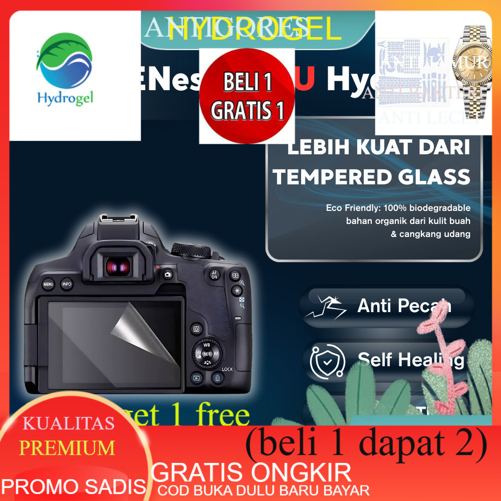 HYDROGEL UniGet Hydrogel Bio Genesis Screen Protector Pelindung Layar Kamera DSLR Mirrorless Canon S