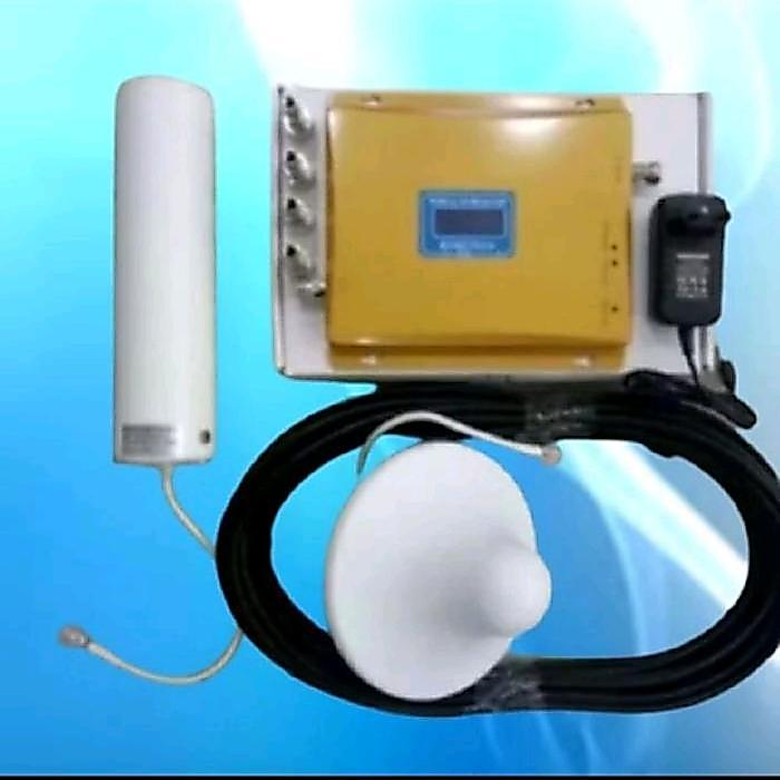 Promo Repeater Gsm Penguat Sinyal Hp 4G Single Band 1800Mhz Signal Booster Antena Omni Tabung Pendek