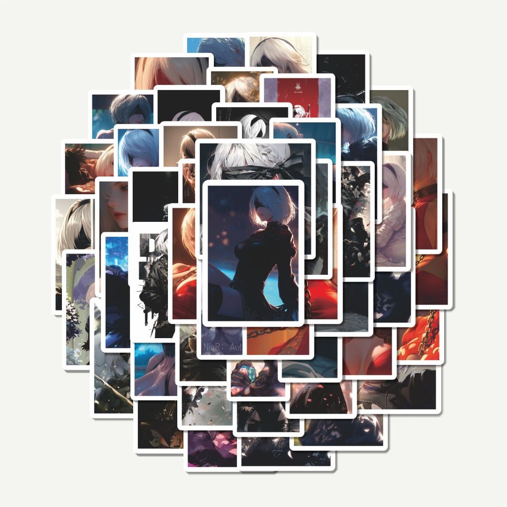 

Sticker Pack Stiker Game Nier Portrait Version | Sticker TUMBLR | Stiker LAPTOP KOPER HELM