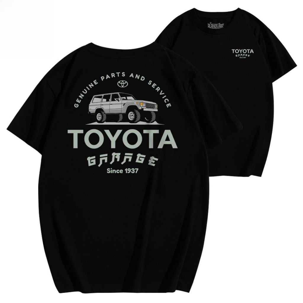 （COD）Kaos  Land Cruiser Series | KAOS BAJU MOBIL TOYOTA GARAGE LAND CRUISER | Baju Kaos Pria | Bland