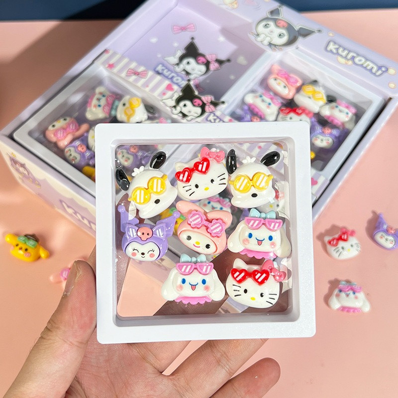 

DIY Resin Clay Sticker 3D Set 6 pcs Glossy Aesthetic Beads Motif Karakter Lucu Free Perekat Lem Pelengkap Aksesoris Stationary Tas Stiker Hiasan Dekorasi Goodie Bag Hampers