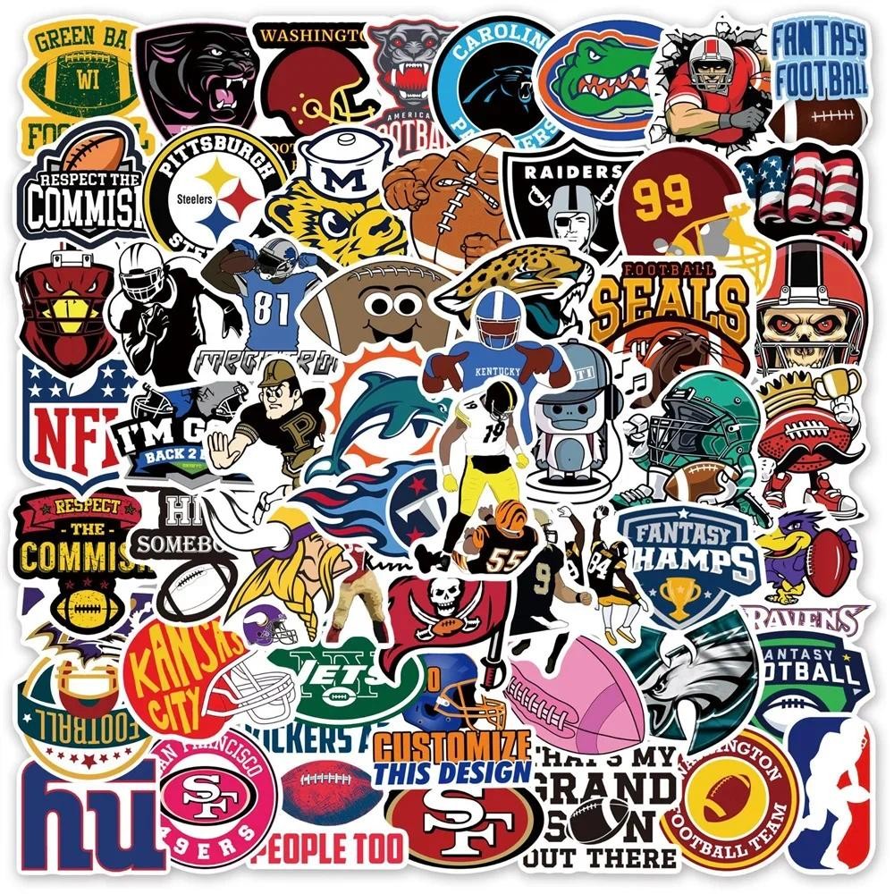 

10/30/50PCS New Rugby Cartoon Personality Creative Computer Suitcase Mobile Phone Chair Decoration Waterproof Sticker Wholesale