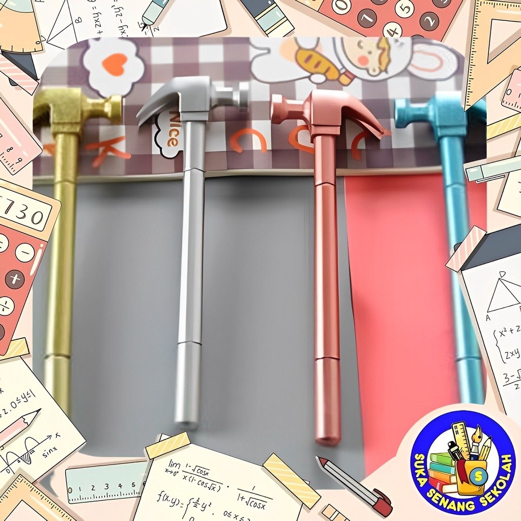 

SELUSIN Pulpen / Pena Bentuk Palu S0238