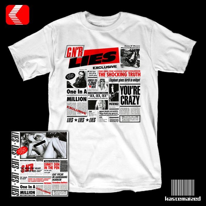 (COD) Kaos Band GUNS N ROSES - LIES