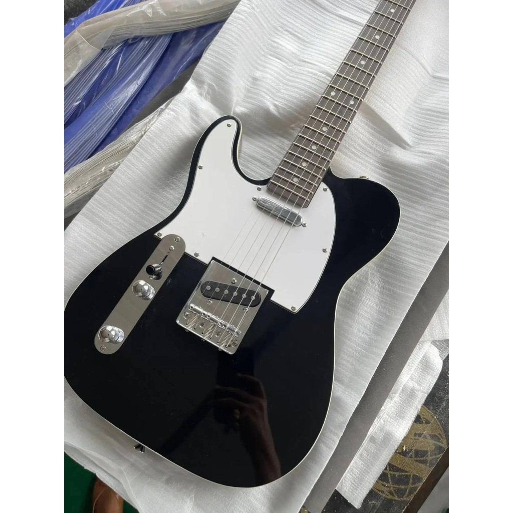 Chinese guitar factory custom New black TL left-handed left hand  Guitar ,High Quality Double bread 