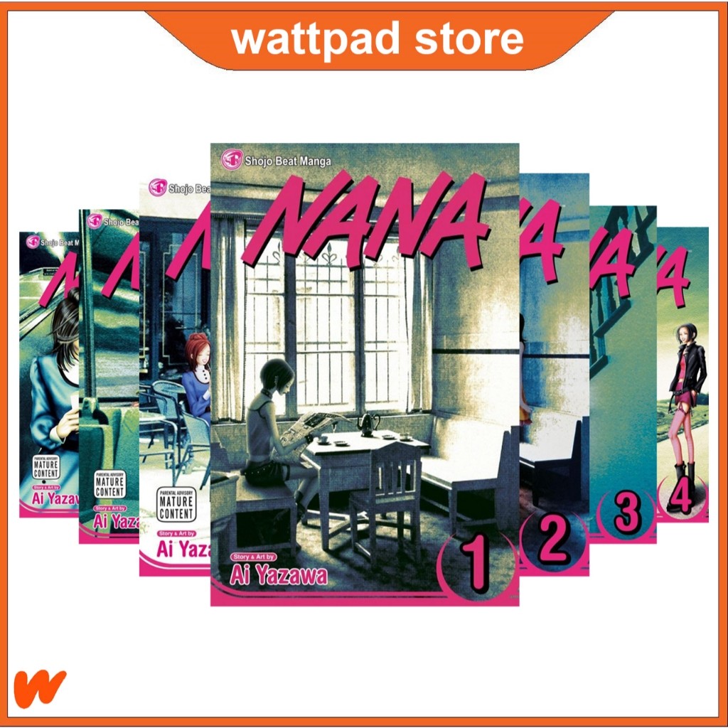 Manga Nana, by Ai Yazawa (21 Book Series)