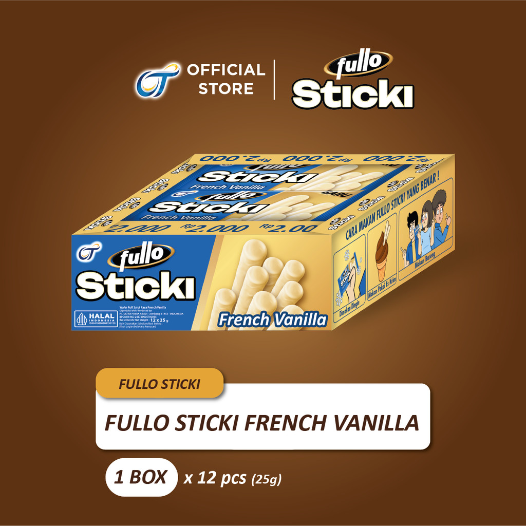 

Fullo Sticki Vanilla [1 Box isi 12 Pcs]