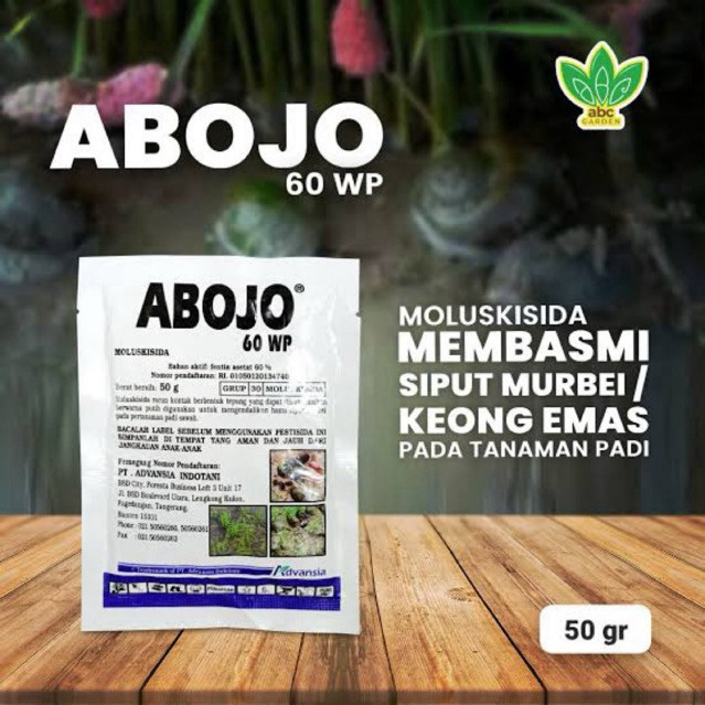 [A] Obat Keong Merk Abojo 50gr dan 100gr
