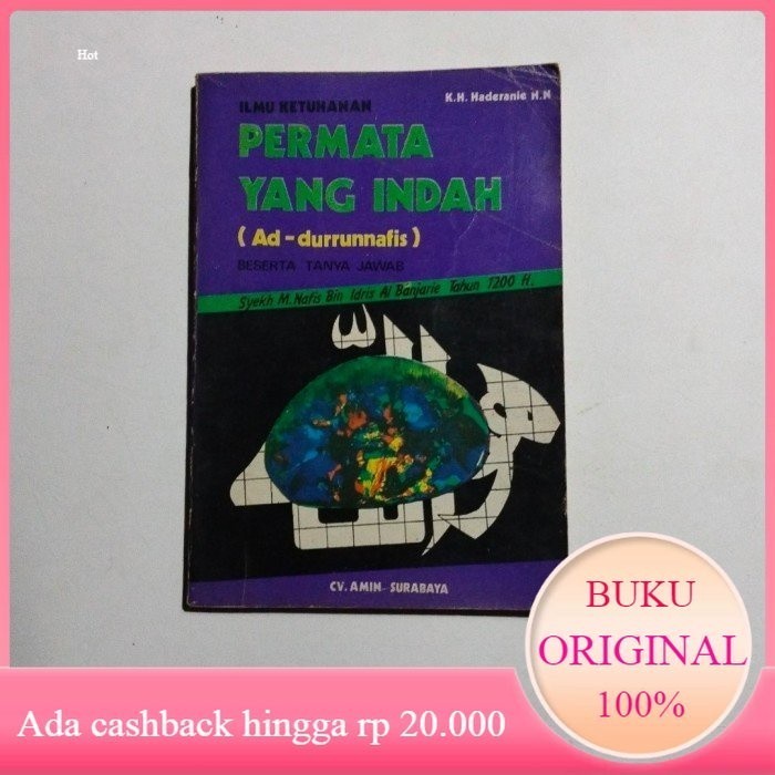 Buku Lawas PERMATA YANG INDAH Ad Durrunnafis Original Bekas
